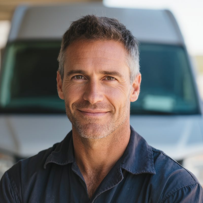 Portrait of Jon, owner and A-grade electrician